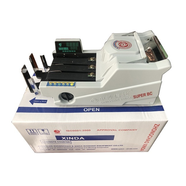 Máy đếm tiền Xinda BC 9000 Bản Cao Cấp